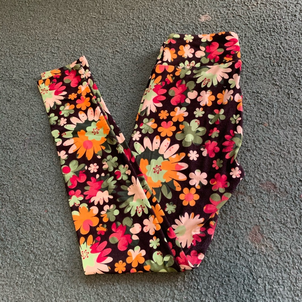 LuLaRoe floral leggings